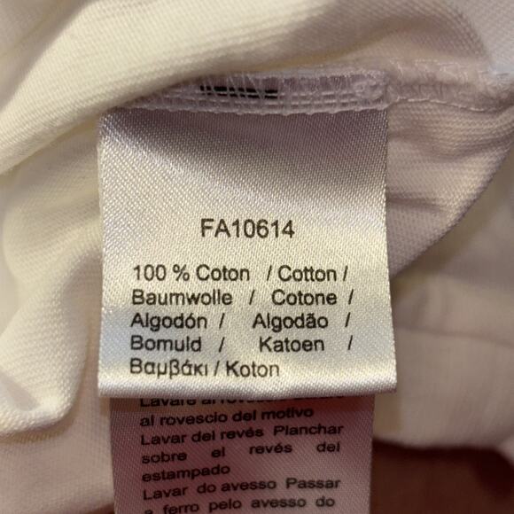 Lacoste Shirt Womens XL Regular Fit Crocodile Patchwork Logo Ladies T Shirt - Picture 7 of 7